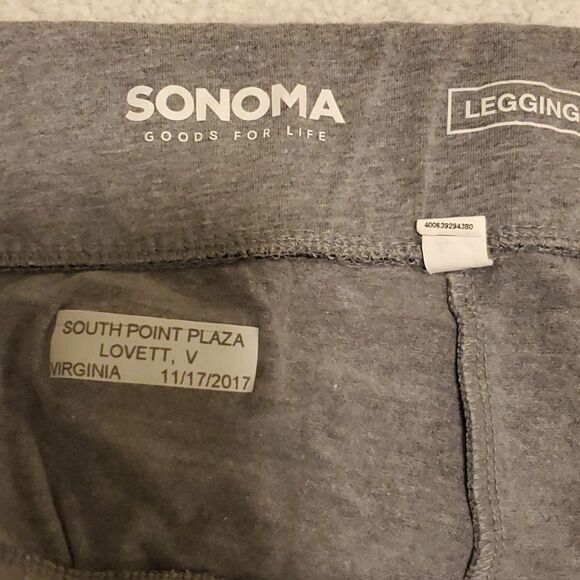 Sonoma Women's gray leggings - Picture 3 of 6